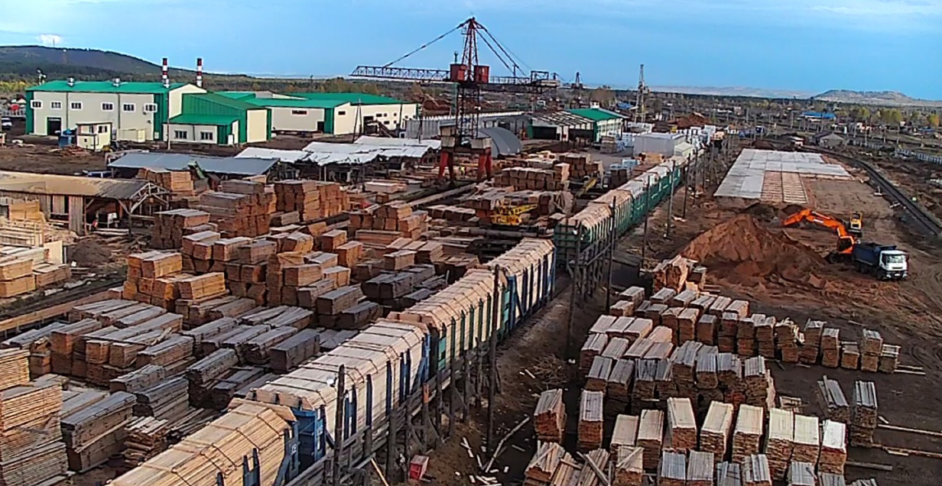 Октябрьский ЛЗК строит в Чунском районе новый завод по переработке древесины